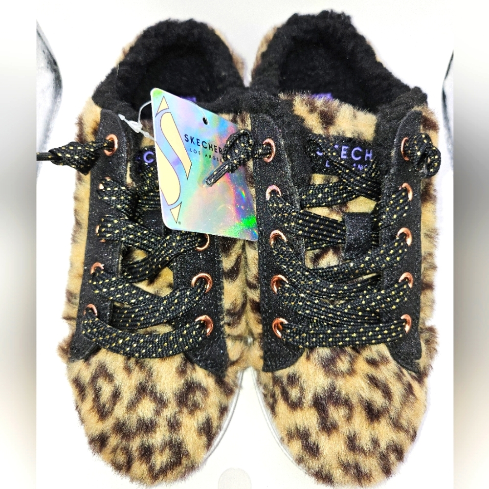 Kids Sketchers Los Angeles Animal Print Slip-On Shoes, Size 1